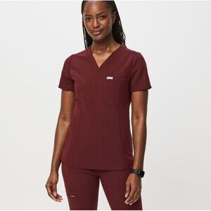 Figs Women’s Catarina One Chest Pocket Scrub Top Size Small